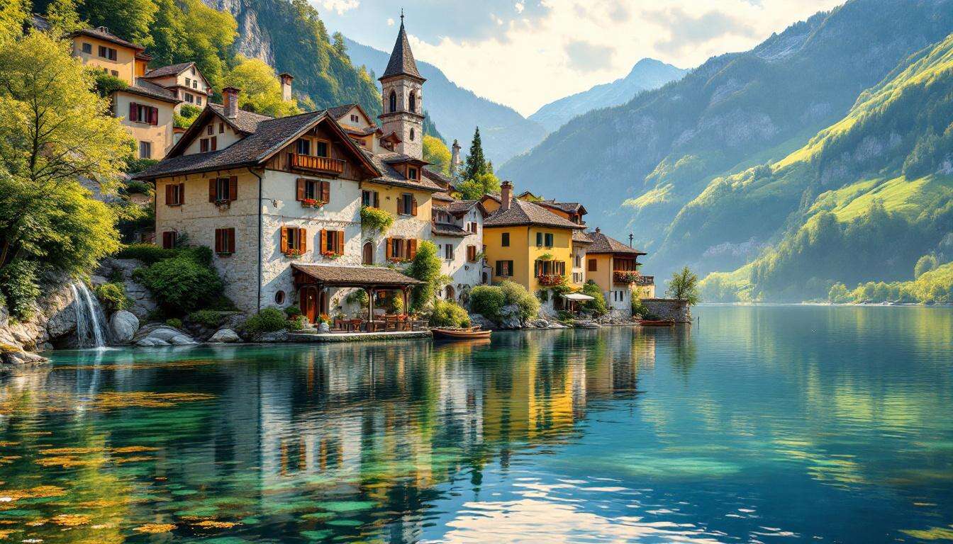 Ti sembrerà di essere in Svizzera ma in realtà sei nel Lazio: un borgo sospeso fra pietra e acqua