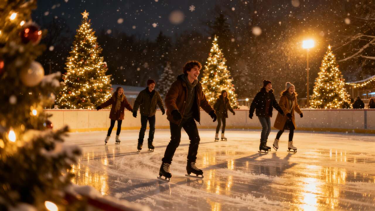Le piste di pattinaggio più belle a Natale 2025: tra magia e ghiaccio