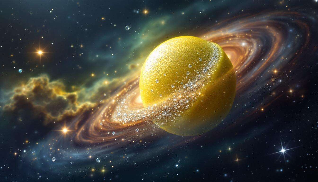 Nel cuore della nostra galassia è stato scoperto un pianeta a forma di limone (e pieno di diamanti)
