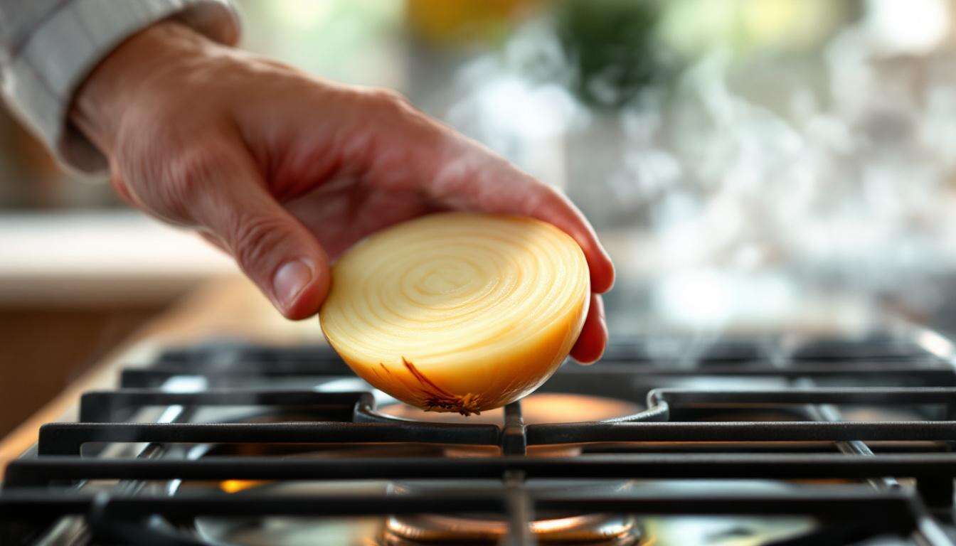 Perché dovresti strofinare mezza cipolla sulla griglia del forno ancora tiepida.