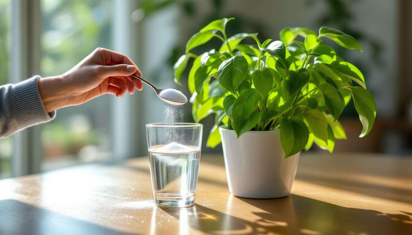 Versa un cucchiaio di zucchero nell'acqua delle piante: quello che s쳭e in 24 ore è miracoloso.