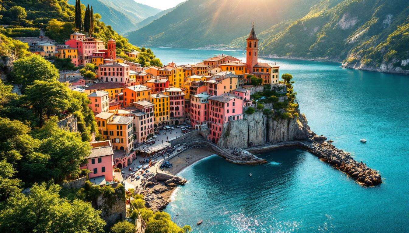 Un borgo incantato sospeso nel vuoto: la vista sul lago più bello d’Italia lascia senza parole