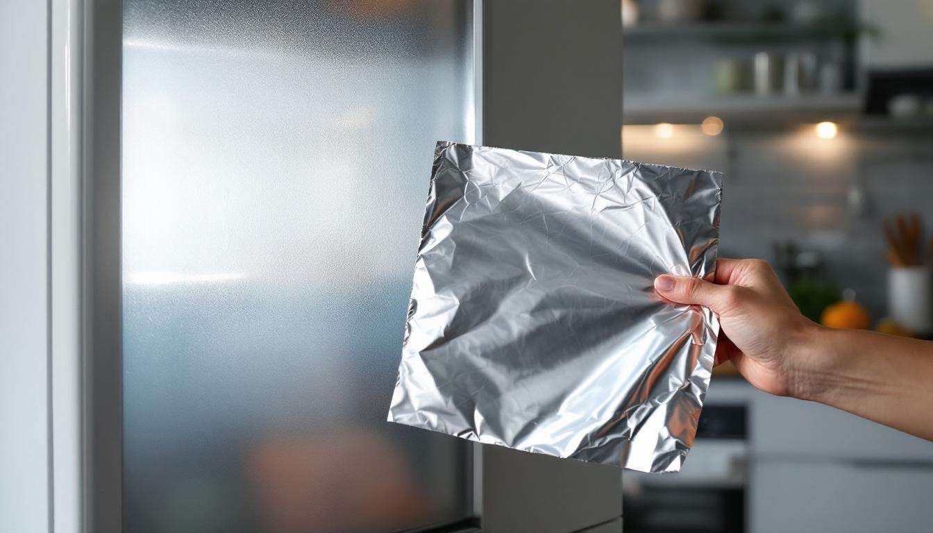 Congelatore con brina: un metodo semplice con l'uso della carta stagnola per rimuovere rapidamente il ghiaccio