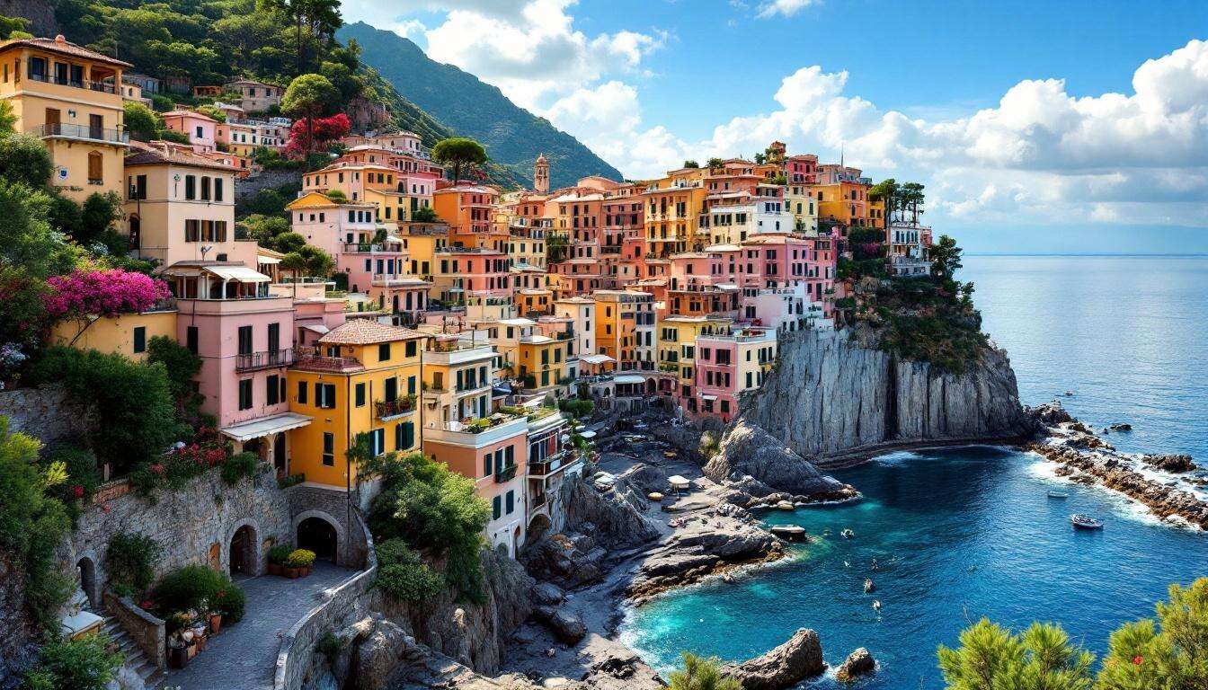 Il borgo sospeso tra cielo e mare: la terrazza panoramica più bella al mondo si trova in Italia